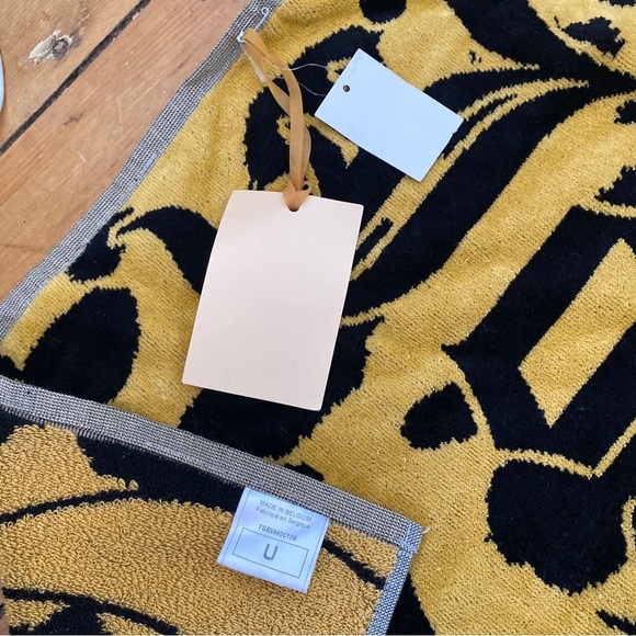 Vtg John Galliano Leopard Cheetah Animal Print Beach Towel Extra Large New - Picture 4 of 4